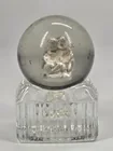 ANTIQUE SITTING CHILDREN SULPHIDE MARBLE