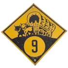 EMBOSSED NEBRASKA METAL STATE HIGHWAY SIGN YELLOW