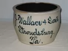 1 Gallon Joseph Wallace, Stroudsburg, PA crock