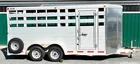 2005 Adams Aluminum Horse/Livestock Trailer