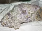 Large Amethyst and quartz rock 