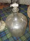 Pyrex Large bottle and stopper 