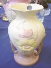 Hull Art pottery vase USA 2- 8 1/2 paper lable 