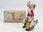 LINEMAR WIND UP GOOFY THE UNICYCLIST W BOX