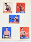 5) 1948 LEAF BOXING CARDS - JOE LOUIS
