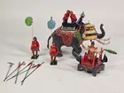 LEAD ELEPHANT W SOLDIERS & SPEARS