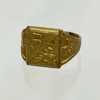 1941 SUPERMAN SECRET CHAMBER RING - TOP IMAGE
