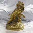 	BULL MASTIFF SMELTER/BRONZE SCULPTURE