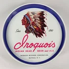 IROQUOIS CO. INDIAN HEAD BEER & ALE TRAY