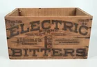 H.E. BUCKLEN & CO. ELECTRIC BRAND BITTERS WOOD BOX