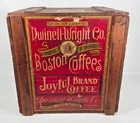 LARGE DWINELL WRIGHT CO. BOSTON COFFEE WOOD BOX