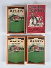 3) STA-GREEN LAWN SEED BOXES & UNCLE TOM CEREAL
