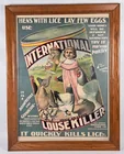 INTERNATIONAL LOUSE KILLER ADVERTISING POSTER 