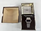 VINTAGE HAMILTON QED WATCH RED QUARTZ DISPLAY +BOX