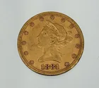 1881 LIBERTY HEAD HALF EAGLE GOLD 10 DOLLAR COIN