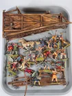 ELASTOLIN GERMAN MEDIEVAL SET W/ TREBUCHET