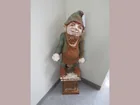 RARE Cast Iron Gnome Hitching Post