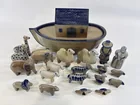 1985 ELDRETH 21-PIECE NOAH'S ARK POTTERY SET