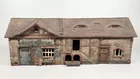 ANTIQUE GERMAN COMPOSITION & WOOD VILLAGE SCENE