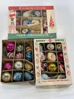 3) BOXES OF VINTAGE CHRISTMAS ORNAMENTS