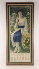 1921 COCA COLA ADVERTISING CALENDAR FRAMED