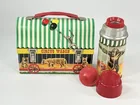 VINTAGE CIRCUS WAGON DOME TOP LUNCHBOX