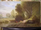 19th C Oil Insigned American