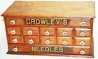 Crowley's Wooden Needle Case