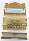 ANTIQUE BRASS NATIONAL CASH REGISTER RESTORED