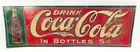 ANTIQUE EMBOSSED COCA COLA 5 CENT SIGN