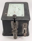 CAST IRON CIGAR LIGHTER EMBOSSED CHERUB