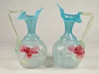 STEVENS & WILLIAMS GLASS VASELINE PITCHER