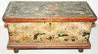 Wooden Trinket Box w/ Wallpaper