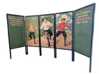 5-PIECE WINCHESTER ROLLER SKATES ADVERTISING ROOM 