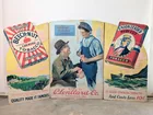 BEECH NUT & UNION LEADER 3-PANEL CARDBOARD TOBACCO