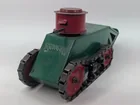 STRUCTO WIND UP PRESSED STEEL CRAWLING TANK