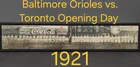 1921 BALTIMORE ORIOLES YARD PHOTO