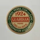 1924 PA FISH & GAME CONSERVATION ASSOC. PIN