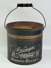 ANTIQUE STENCILED TRIUMPH MINNOW BUCKET