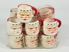 13) VINTAGE MINIATURE NAPCO SANTA MUGS