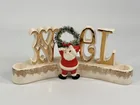 VINTAGE HOLT HOWARD SANTA NOEL CANDLE HOLDER