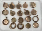 ASSORTED LOT OF ANTIQUE POCKET WATCH CASES