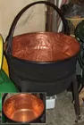 Large Copper Apple Butter Kettle