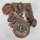 NATIVE AMERICAN ANTHONY LOVATO STERLING SILVER COR