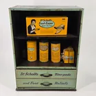 DR. SCHOLL'S COUNTER TOP TIN LITHO STORE DISPLAY &