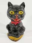 ANTIQUE CAST IRON COMICAL CAT DOORSTOP