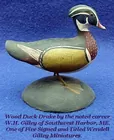One of 5 signed Wendell Gilly Miniatures