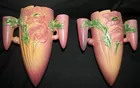 Rare Poppy Wall Hangers W/Candleholders