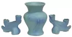 Van Briggle Vase & Candleholders