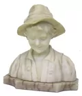 Sm. Antq. Marble Bust of Boy